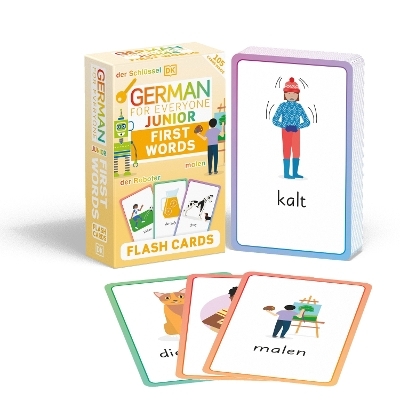 German for Everyone Junior First Words Flash Cards -  Dk