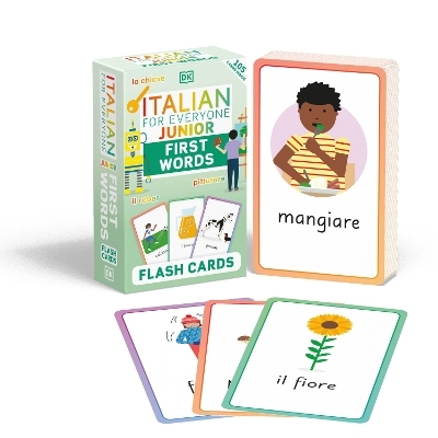 Italian for Everyone Junior First Words Flash Cards -  Dk