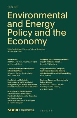 Environmental and Energy Policy and the Economy - 