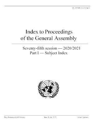 Index to proceedings of the General Assembly -  Dag Hammarskjèld Library