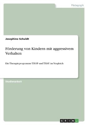 FÃ¶rderung von Kindern mit aggressivem Verhalten - Josephine Schuldt