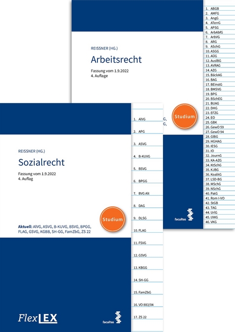 Kombipaket FlexLex Arbeits- und Sozialrecht | Studium - 