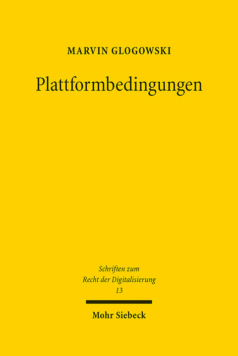 Plattformbedingungen - Marvin Glogowski