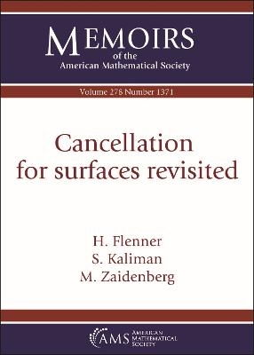 Cancellation for surfaces revisited - H. Flenner, S. Kaliman, M. Zaidenberg