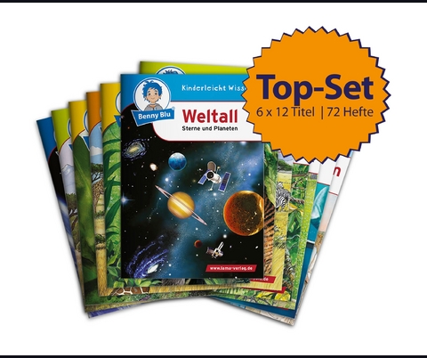 Benny Blu - Top-Seller-Set 2 12 x 6 Titel ( 72 Wissensbücher ) -  verschiedene