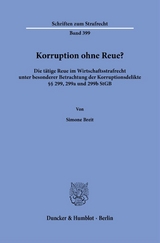 Korruption ohne Reue? - Simone Breit