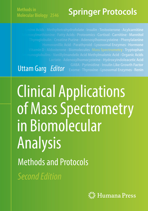 Clinical Applications of Mass Spectrometry in Biomolecular Analysis - 