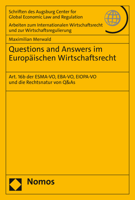 Questions and Answers im Europäischen Wirtschaftsrecht - Maximilian Merwald