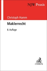 Maklerrecht - Christoph Hamm, Peter Schwerdtner