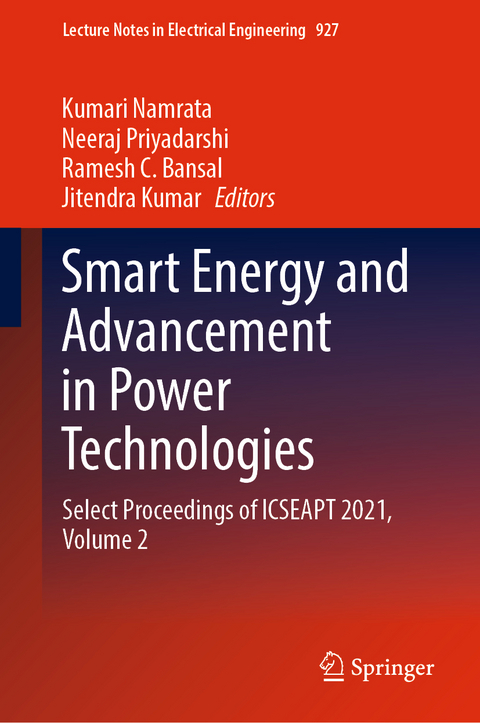 Smart Energy and Advancement in Power Technologies - 