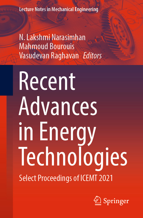 Recent Advances in Energy Technologies - 