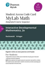 MyLab Math with Pearson eText (up to 18-weeks) Access Code for Interactive Developmental Math - Rockswold, Gary; Krieger, Terry