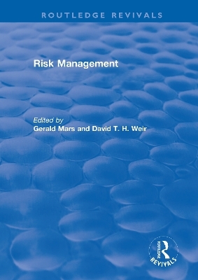 Risk Management, 2 Volume Set - 