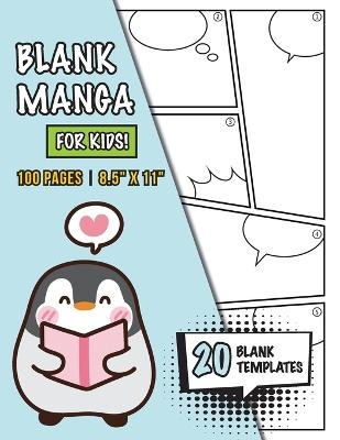 Blank Manga for Kids (Ages 4-8, 8-12) -  Engage Books