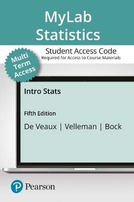 MyLab Statistics with Pearson eText -- 24 Month Standalone Access Card -- for Intro Stats - Richard De Veaux, Paul Velleman, David Bock