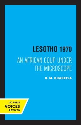 Lesotho 1970 - B.M. Khaketla