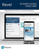 Revel Access Code for Instructional Technology and Media for Learning - Smaldino, Sharon; Lowther, Deborah; Mims, Clif