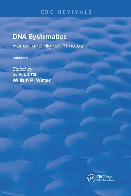 Dna Systematics - Sisir K. Dutta, William P. Winter