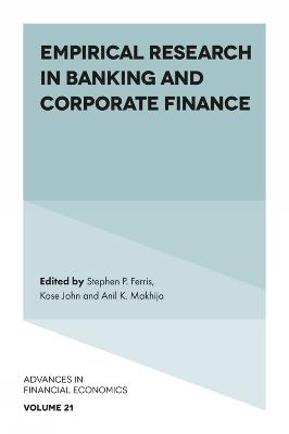 Empirical Research in Banking and Corporate Finance - 