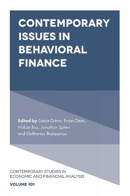 Contemporary Issues in Behavioral Finance - 