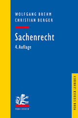 Sachenrecht - Wolfgang Brehm, Christian Berger