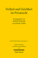 Freiheit und Gleichheit im Privatrecht - 