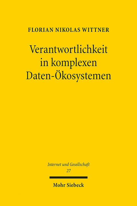 Verantwortlichkeit in komplexen Daten-Ökosystemen - Florian Wittner