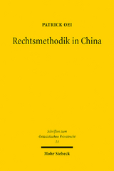 Rechtsmethodik in China - Patrick Oei