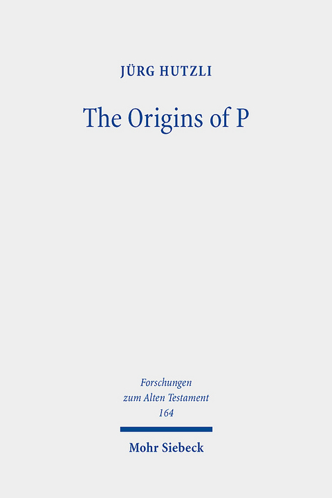 The Origins of P - Jürg Hutzli