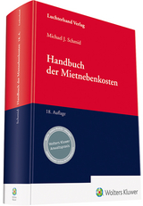 Handbuch der Mietnebenkosten - Schmid, Dr. Michael J.