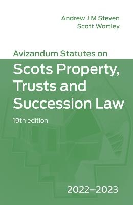 Avizandum Statutes on Scots Property, Trusts and Succession Law - 