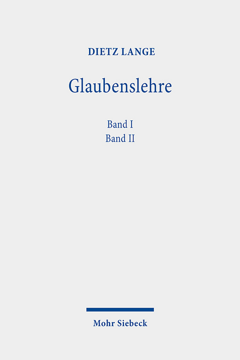 Glaubenslehre - Dietz Lange