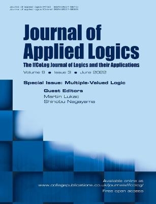 Journal of Applied Logics. The IfCoLog Journal of Logics and their Applications. Volume 9, number 3, June 2022