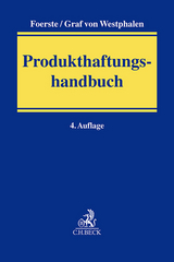 Produkthaftungshandbuch - Foerste, Ulrich; Westphalen, Friedrich Graf von