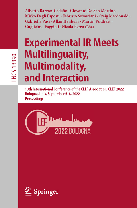 Experimental IR Meets Multilinguality, Multimodality, and Interaction - 