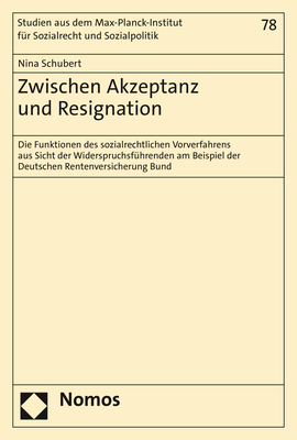 Zwischen Akzeptanz und Resignation - Nina Schubert