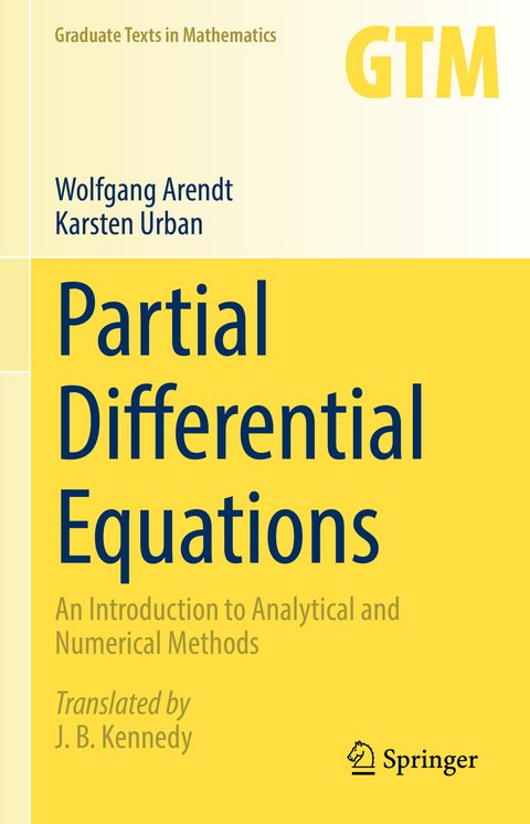 Partial Differential Equations - Wolfgang Arendt, Karsten Urban