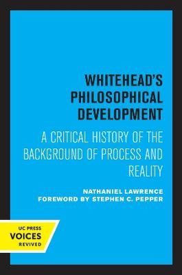 Whitehead's Philosophical Development - Nathaniel Lawrence