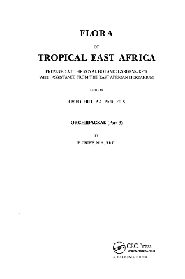 Flora of Tropical East Africa - P. Cribb