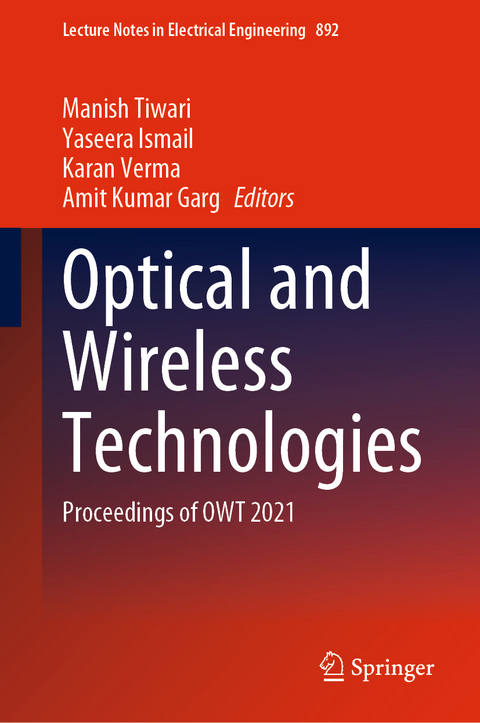 Optical and Wireless Technologies - 