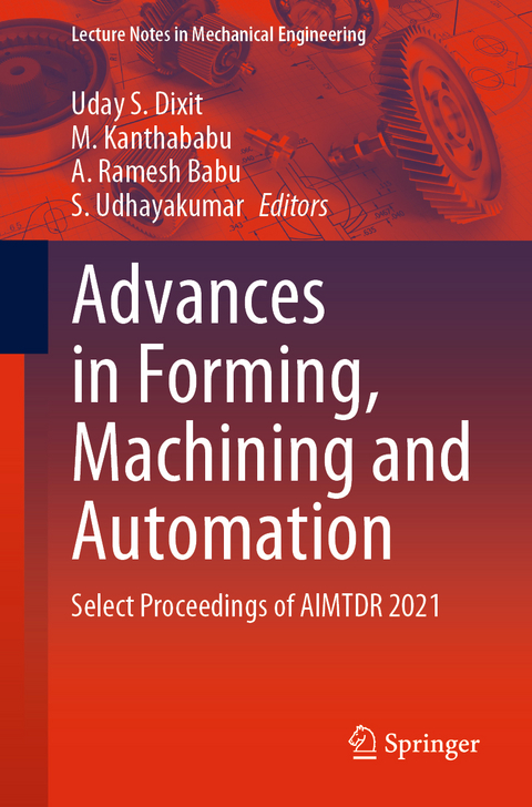 Advances in Forming, Machining and Automation - 