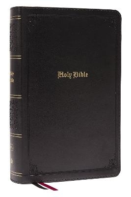 KJV Holy Bible: Large Print Single-Column with 43,000 End-of-Verse Cross References, Black Leathersoft, Personal Size, Red Letter, Comfort Print: King James Version - Thomas Nelson