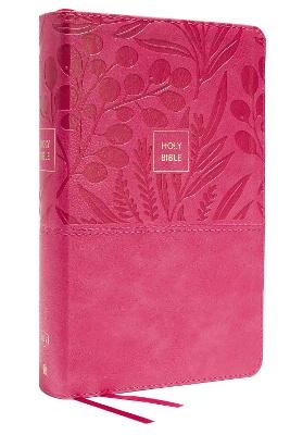 KJV Holy Bible: Large Print Single-Column with 43,000 End-of-Verse Cross References, Pink Leathersoft, Personal Size, Red Letter, Comfort Print: King James Version - Thomas Nelson