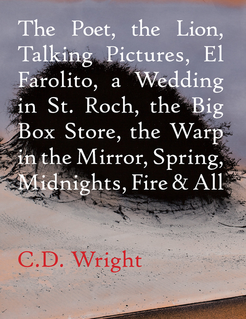 Poet, The Lion, Talking Pictures, El Farolito, A Wedding in St. Roch, The Big Box Store, The Warp in the Mirror, Spring, Midnights, Fire & All -  C.D. Wright