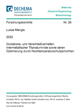 Oxidations- und Verschleißverhalten intermetallischer Titanaluminide sowie deren Optimierung durch Hochtemperaturschutzschichten - Lukas Mengis