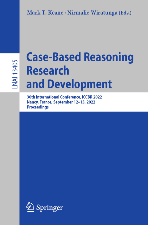 Case-Based Reasoning Research and Development - 