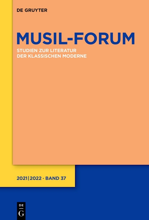 Musil-Forum / 2021/2022 - 