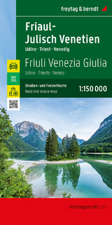 Friaul-Julisch Venetien, Straßen- und Freizeitkarte 1:150.000, freytag & berndt - 