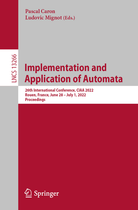 Implementation and Application of Automata - 