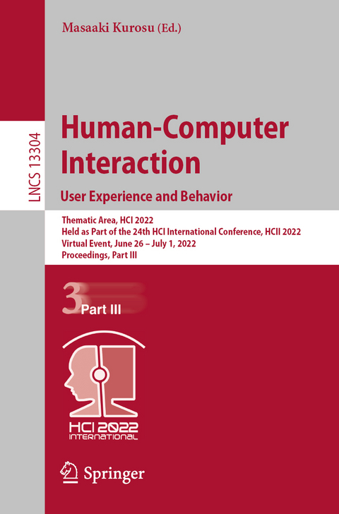 Human-Computer Interaction. User Experience and Behavior - 